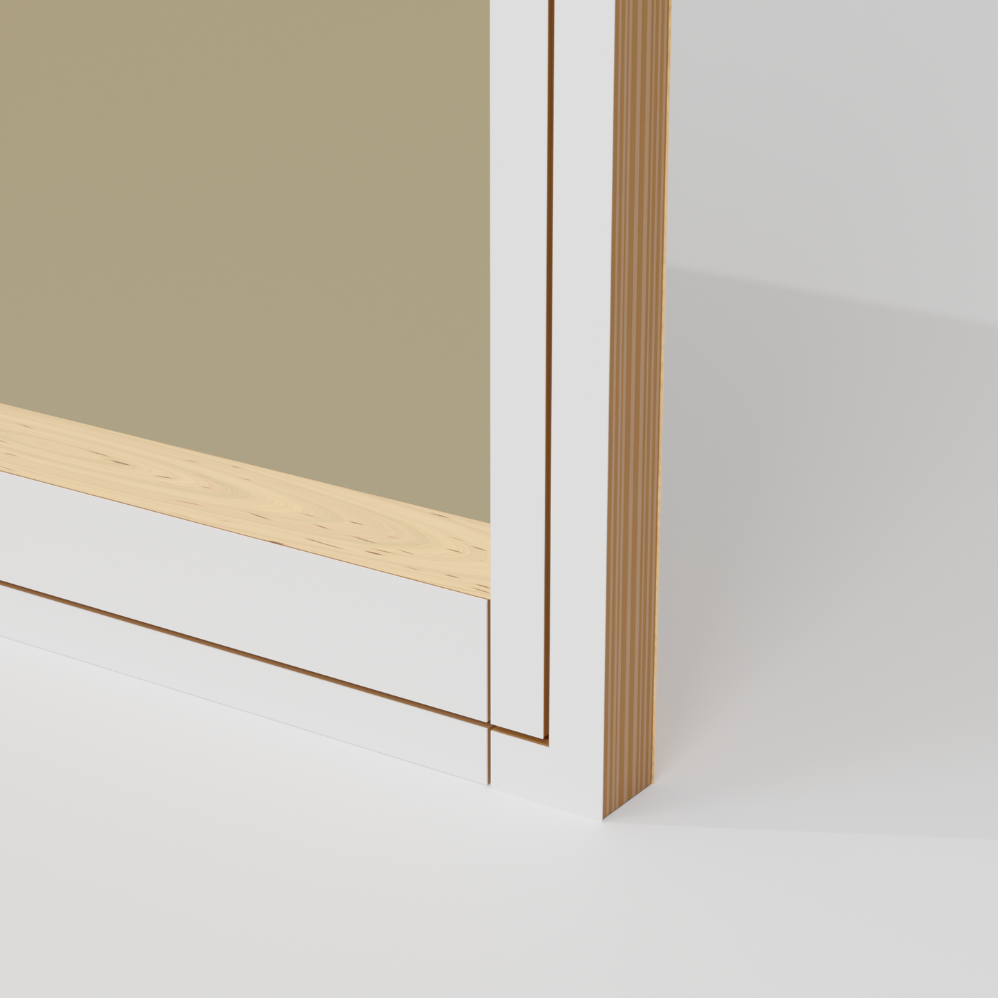 L-Shape 355cm (230/115) - WHITE