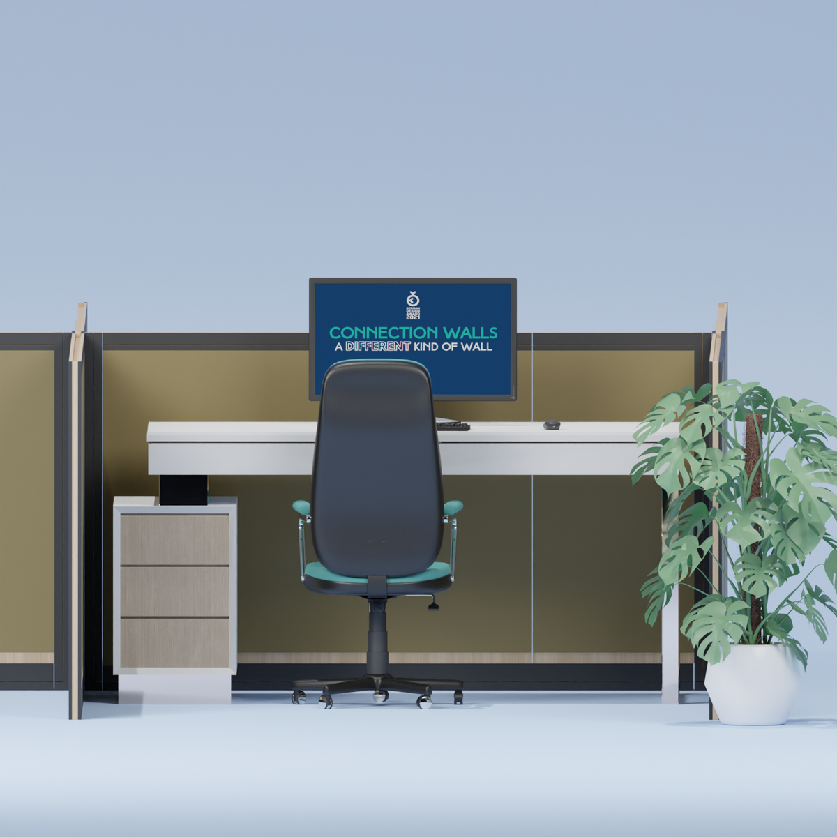 Wall Module Tables Connection Walls - Office Modules